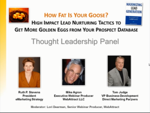 How Fat Is Your Goose? – High Impact Lead Nurturing Tactics to Get More Golden Eggs from Your Prospect Database