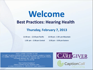 Best Practices: Hearing Health