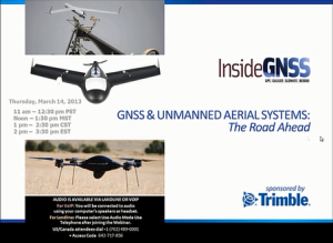 GNSS & Unmanned Aerial Systems: The Road Ahead