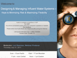 Managing Risks in Influent Water Systems in Industrial Facilities