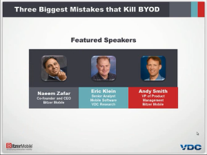 Three Biggest Mistakes that Kill BYOD