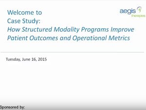 How Structured Modality Programs Improve Patient Outcomes and Operational Metrics