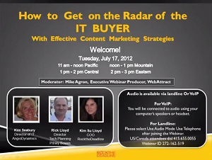 Webattract How to Get on the Radar of the IT Buyer with Effective Content Marketing Strategy